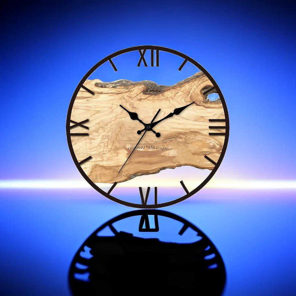 Minimalistische Wanduhr aus Acryl