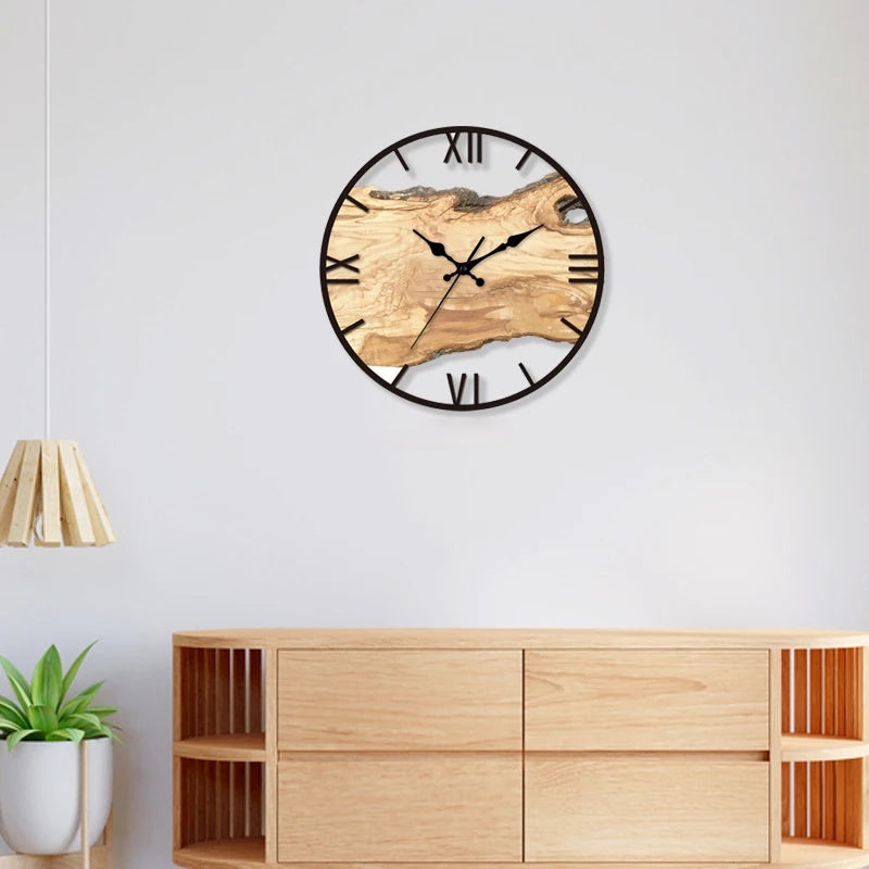 Minimalistische Wanduhr aus Acryl