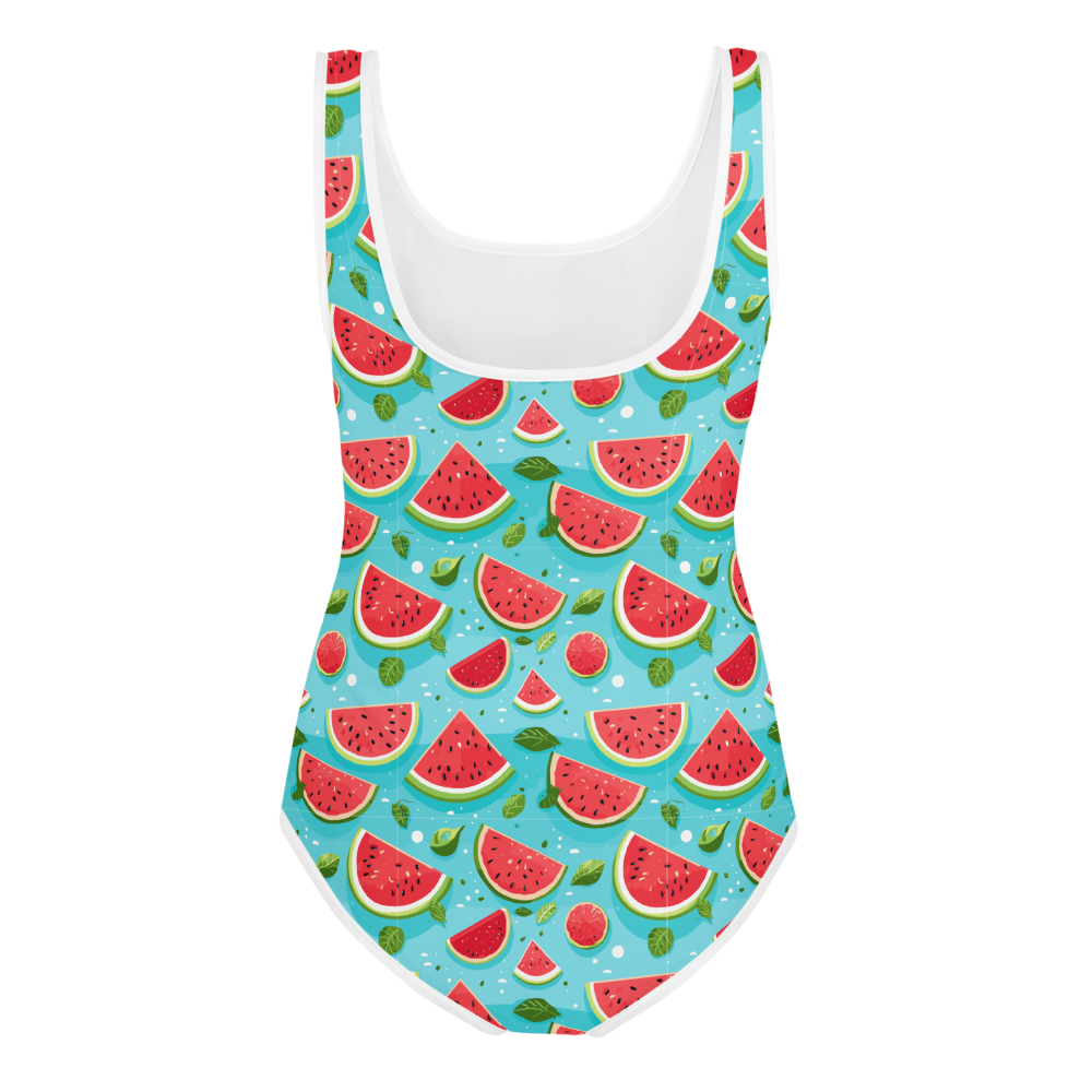 Watermelon Vibes: Youth Swimsuit for Beach or Pool