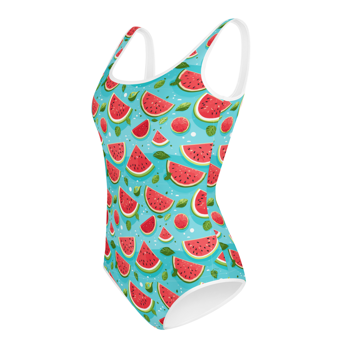 Watermelon Vibes: Youth Swimsuit for Beach or Pool