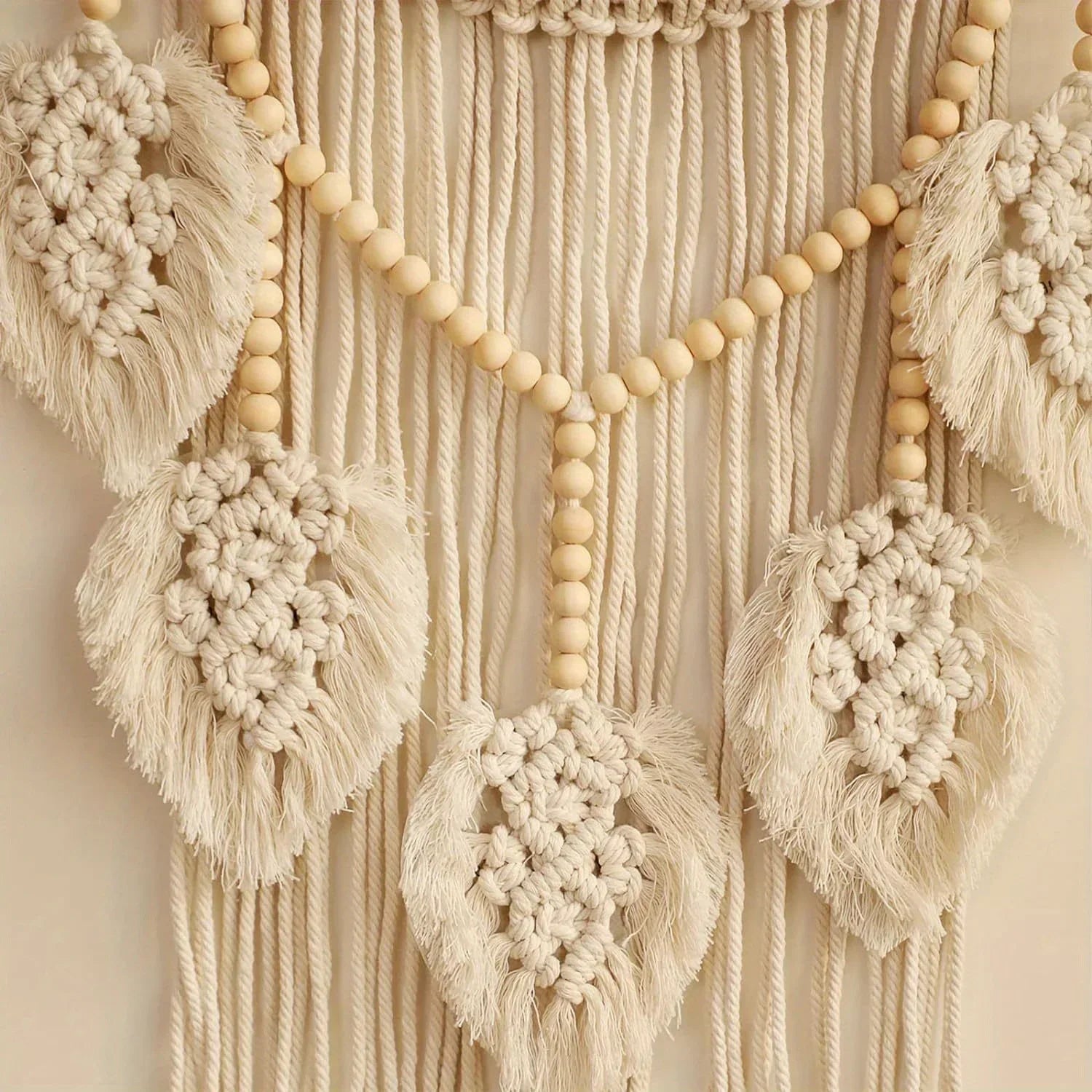 Traumfänger aus Baumwolle im Boho-Stil