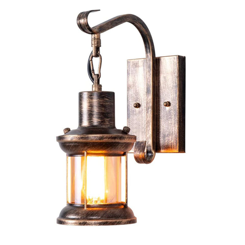 Vintage-Wandleuchte aus Glas