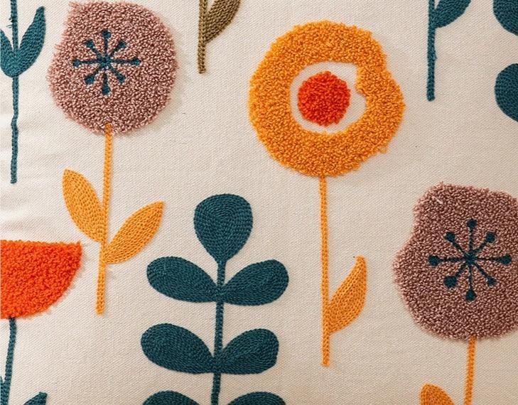 Kissenbezug mit Blumenmuster