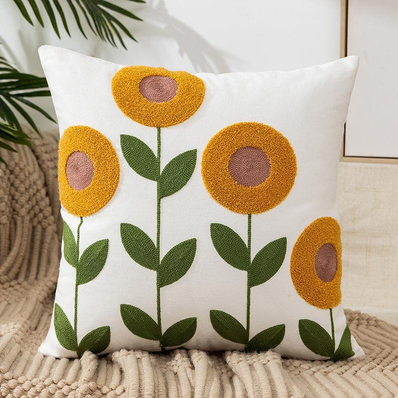 Kissenbezug mit Blumenmuster