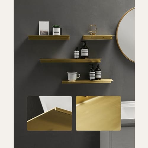 Minimalistisches Wandregal für das Badezimmer