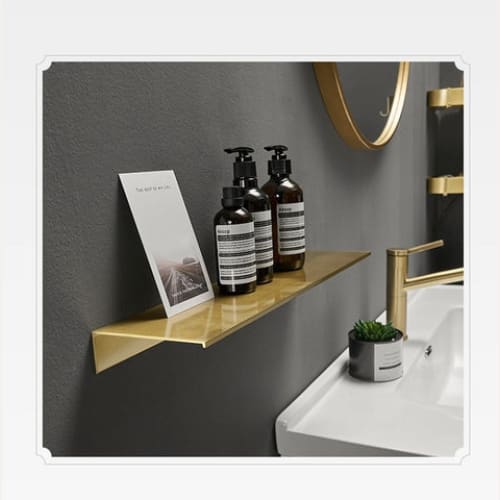 Minimalistisches Wandregal für das Badezimmer