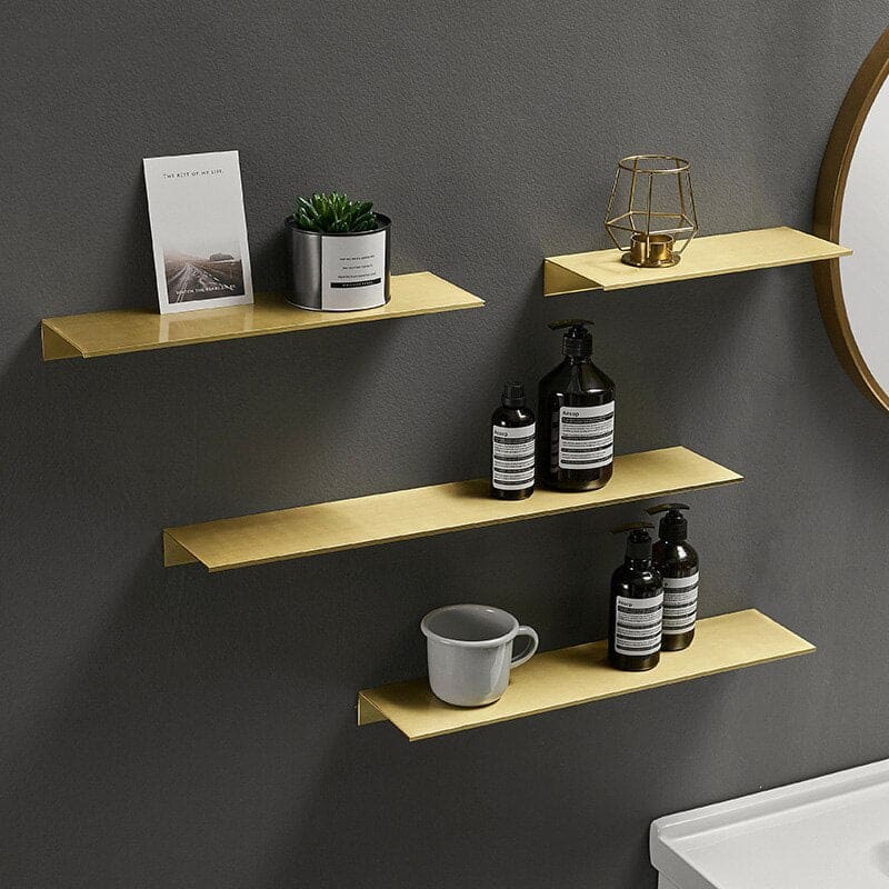 Minimalistisches Wandregal für das Badezimmer