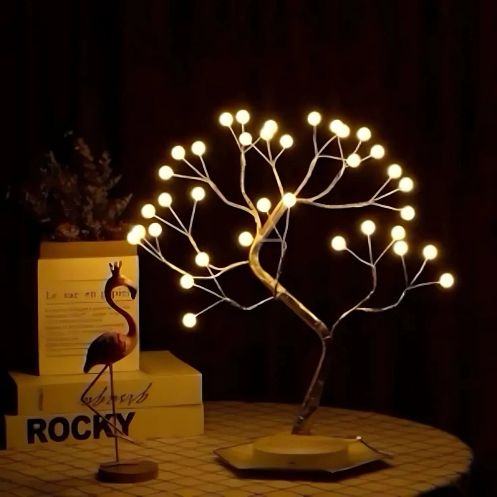 Dekorative Feenbaum-Tischlampe