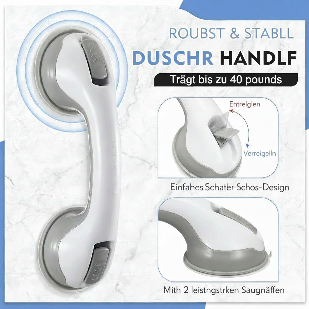 Duschgriff mit Saugnapf