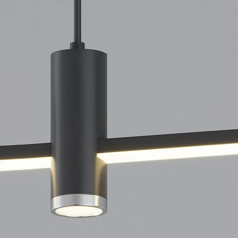 Minimalistische Pendelleuchte aus Eisen