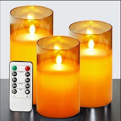 Moderne LED-Stumpenkerzen