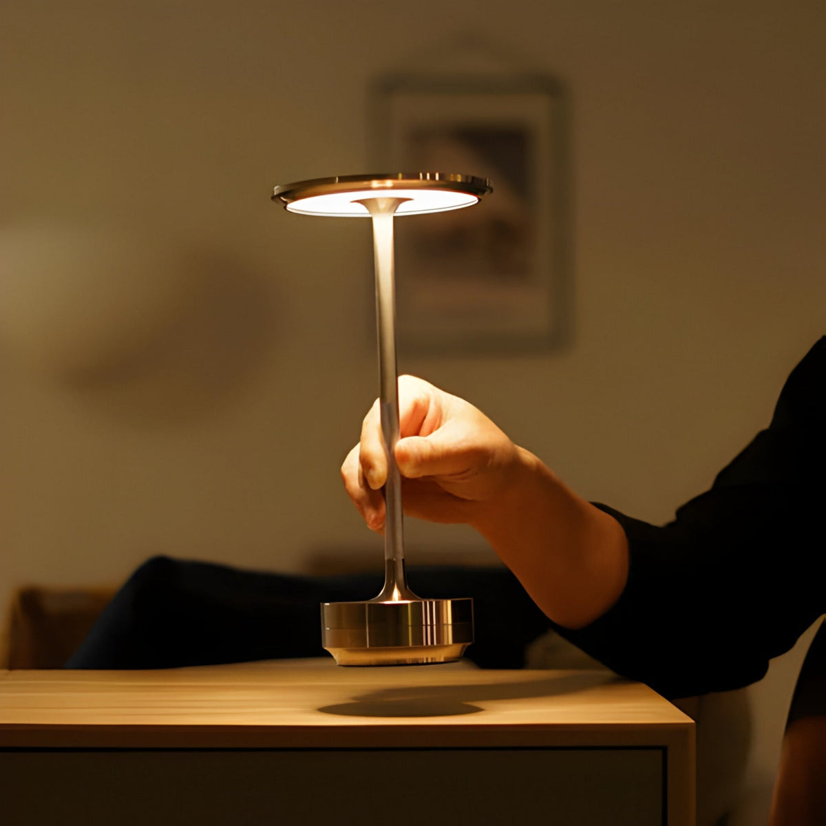 Touch-Tischleuchte ohne Kabel