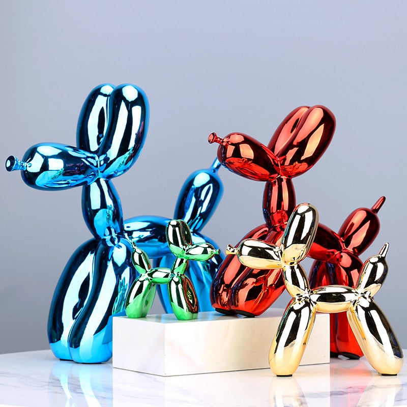 Pop-Art-Skulptur eines Ballonhundes