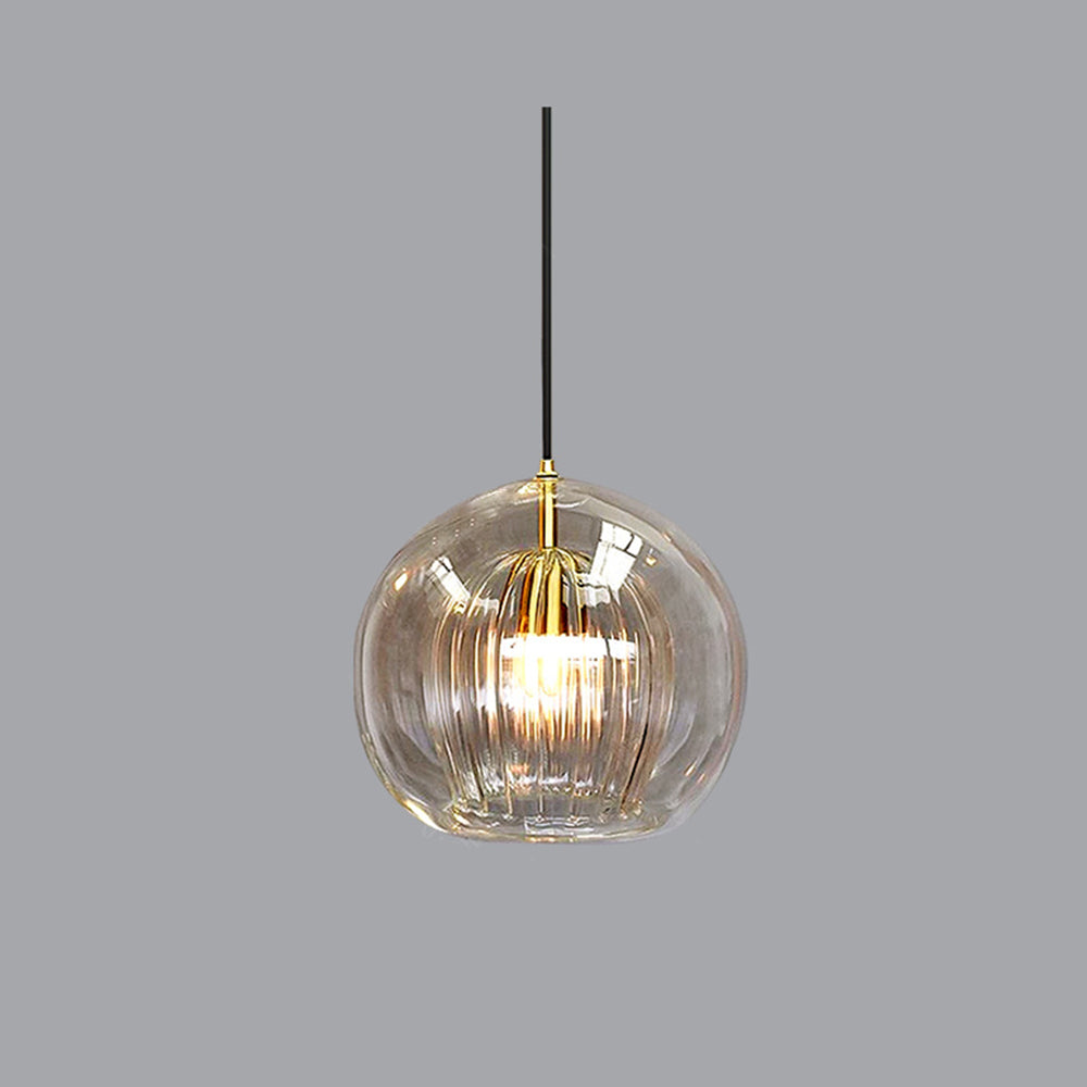 Klare Glas-Hängeleuchte