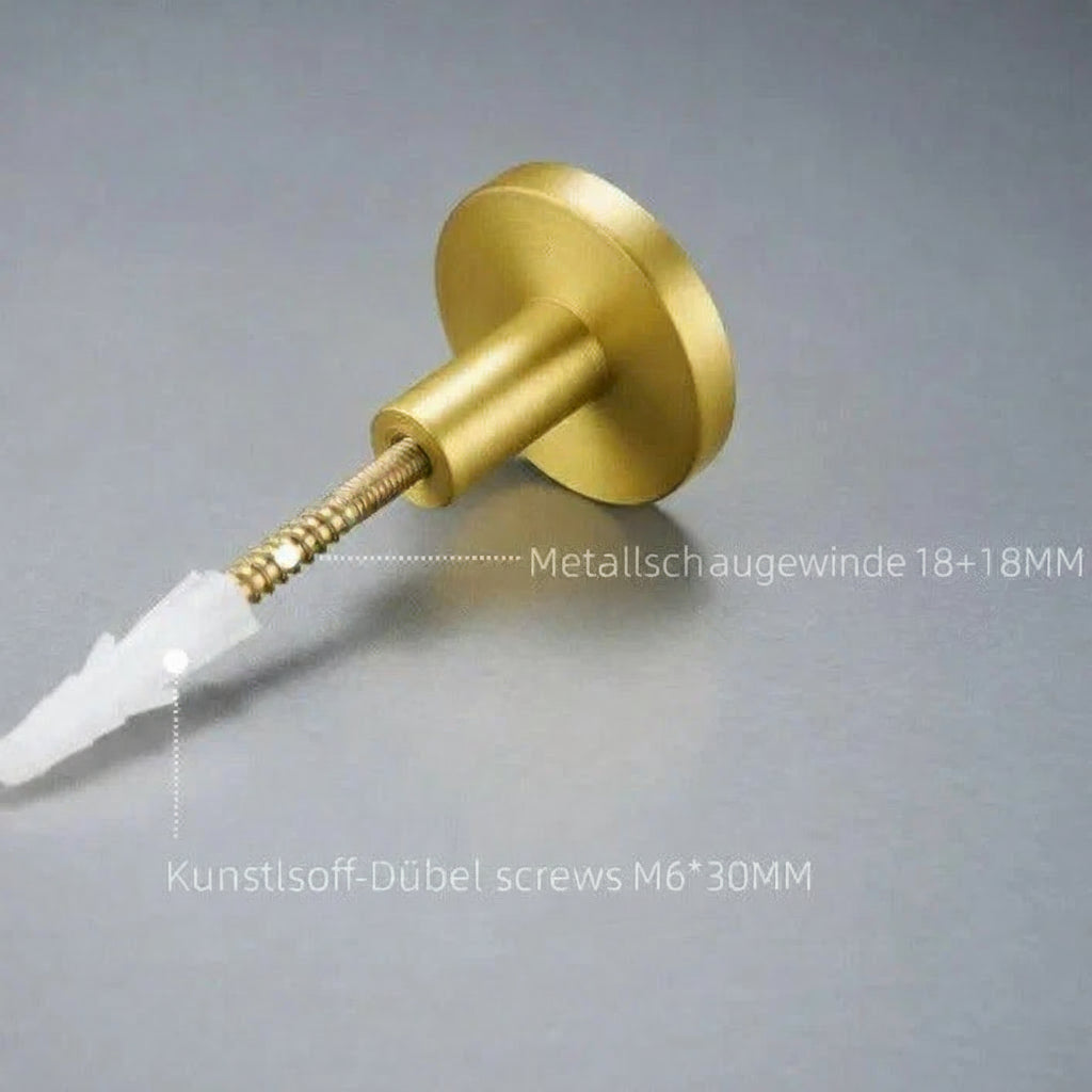 Dekorativer Schrankgriff in Muschelform