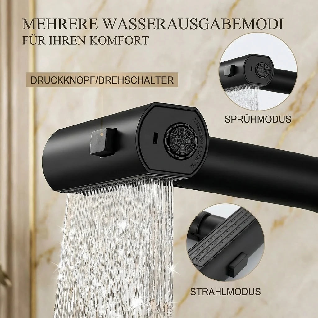 Flexibler LED-Küchenwasserhahn