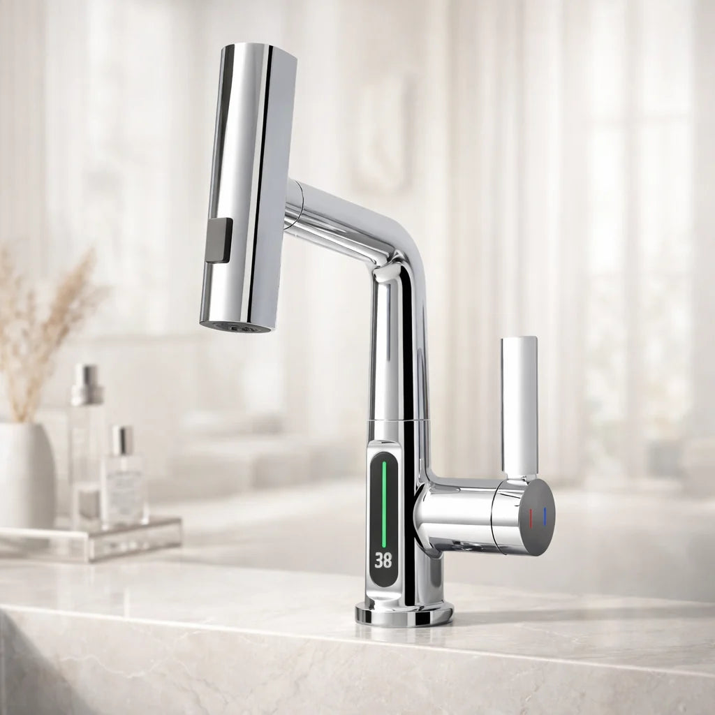 Flexibler LED-Küchenwasserhahn