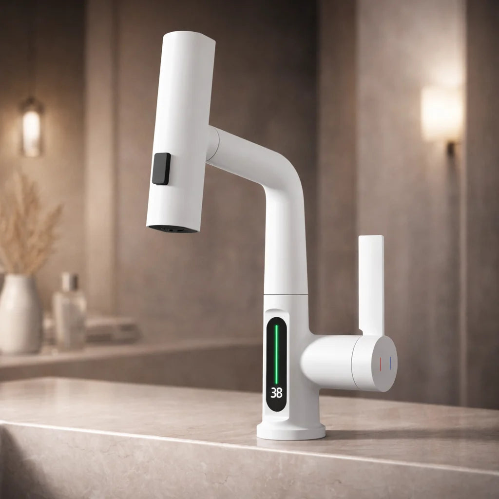 Flexibler LED-Küchenwasserhahn