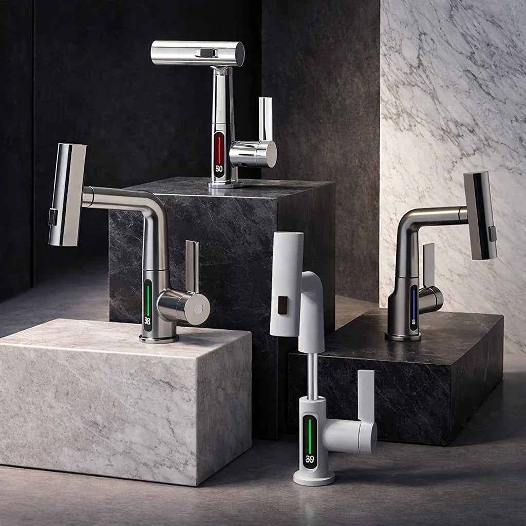 Flexibler LED-Küchenwasserhahn