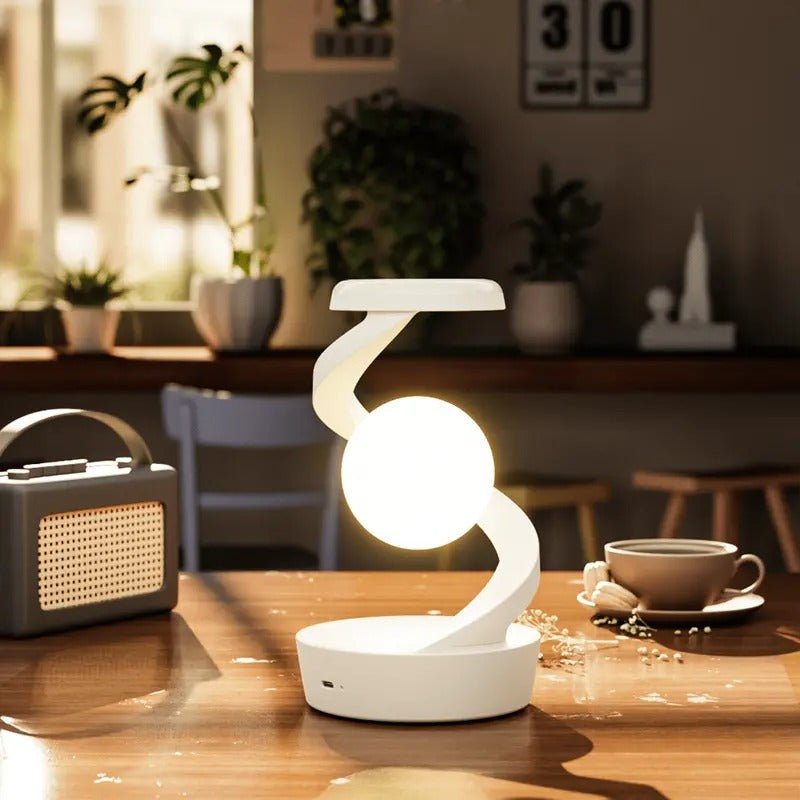 Interaktive Spiral-Tischlampe
