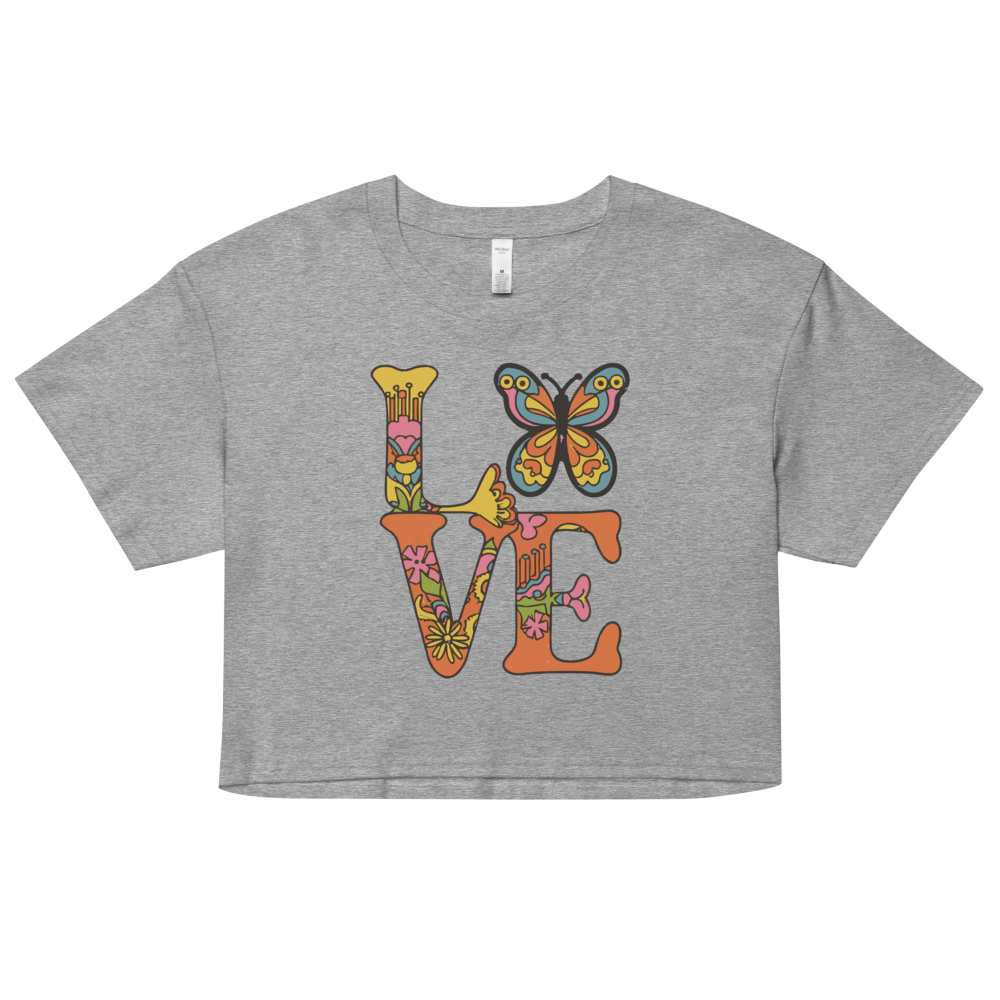 Summer of Love: Retro Butterfly Embraces You in This Comfy Crop