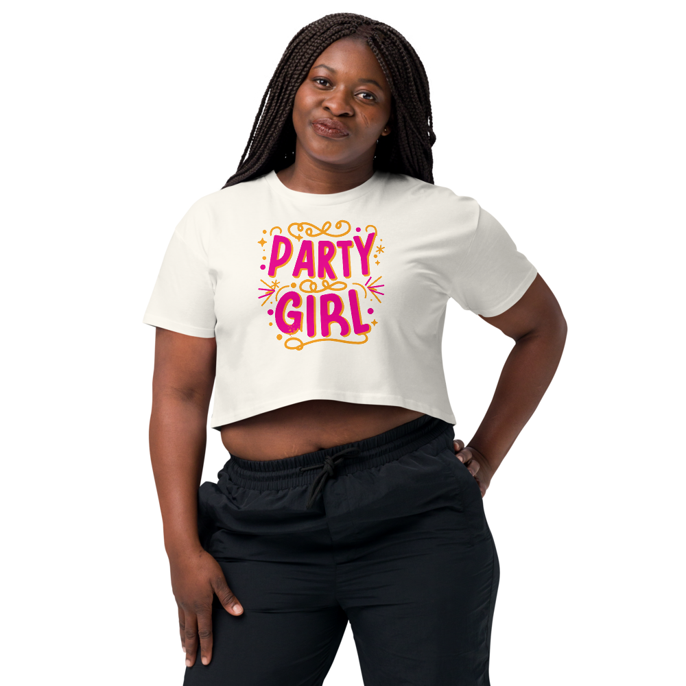 Own the Night: "Party Girl" Crop Top in Ultra-Soft Cotton