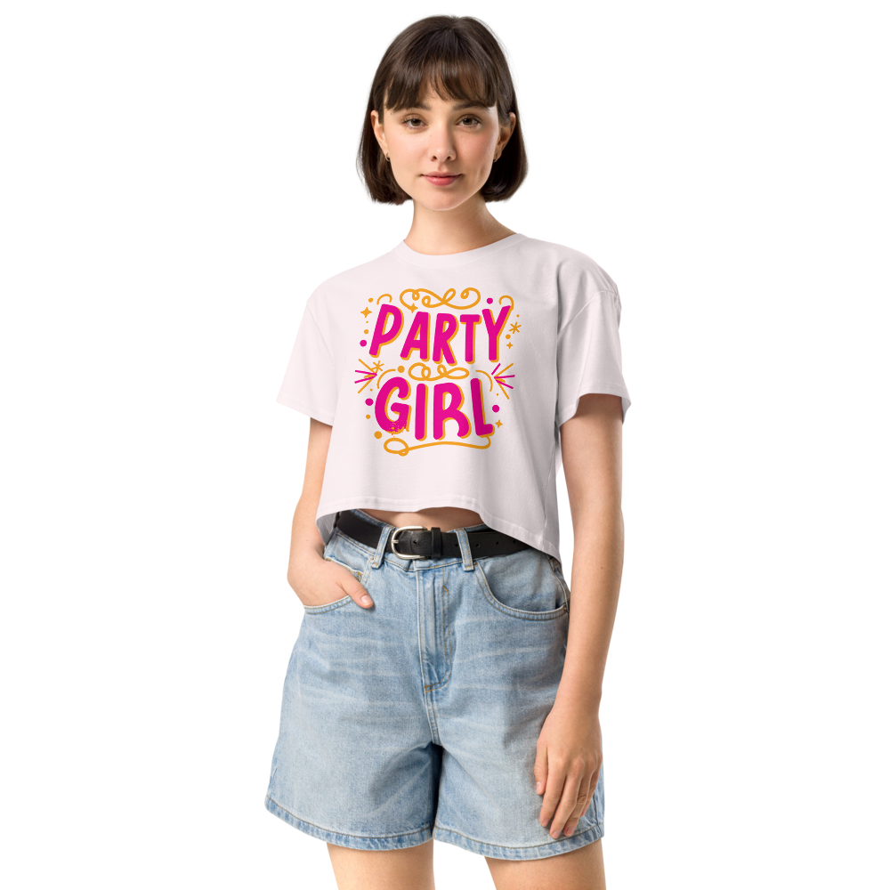 Own the Night: "Party Girl" Crop Top in Ultra-Soft Cotton