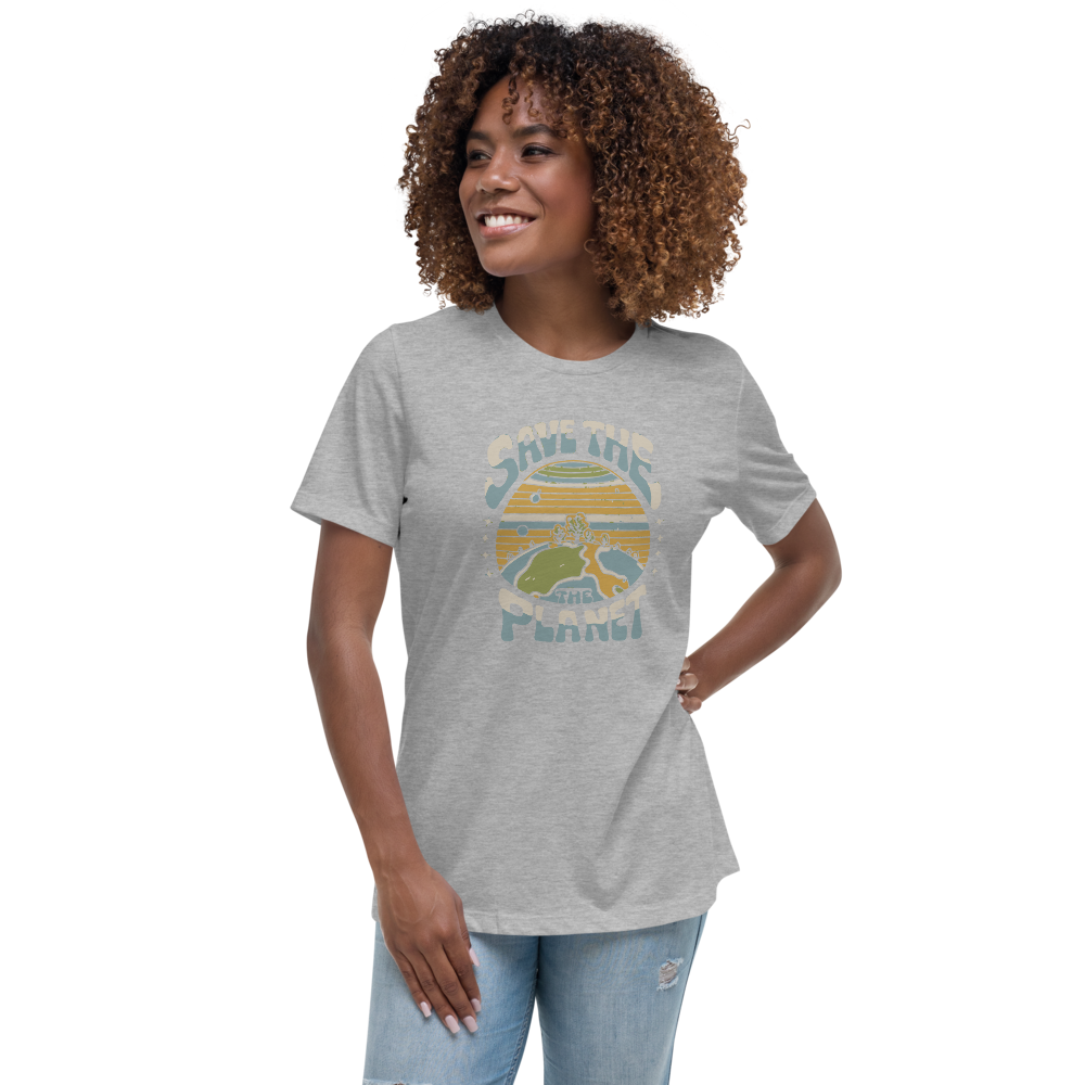 Join the Movement in Comfort: "Save the Planet" T-Shirt, Super Soft & Relaxed